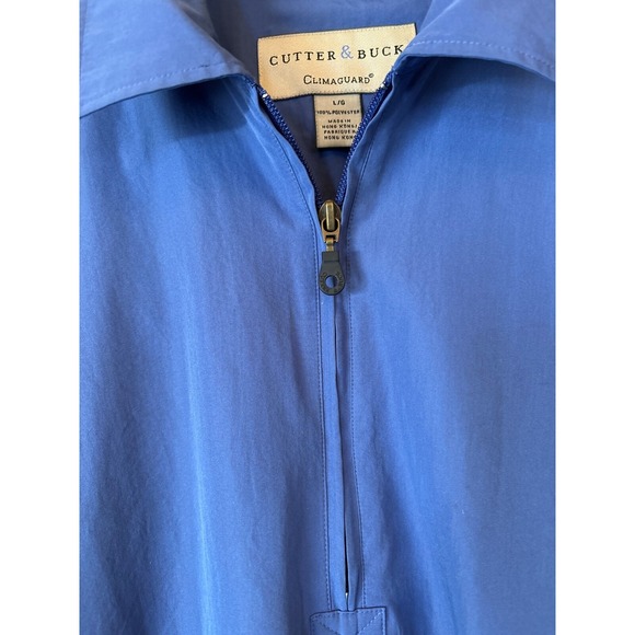 Cutter & Buck Climaguard Zip Windbreaker Jacket Mens Large Golf‎ Club - Picture 5 of 7